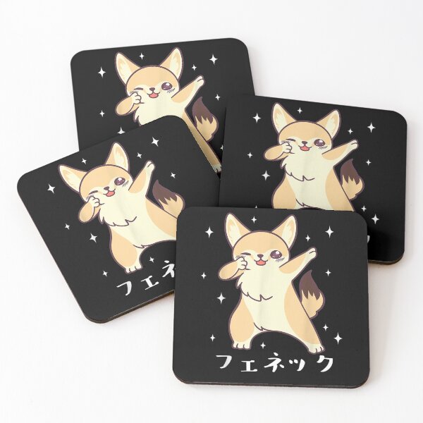 Item preview, Fennec Fox Kitsune Dabbing Japanese designed and sold by robinxam.