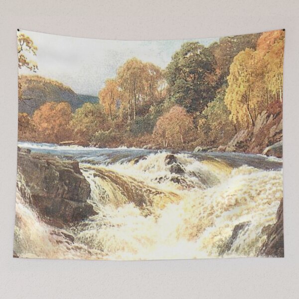 Item preview, Vintage Illustration of The Linn of Tummel, Perthshire designed and sold by yourscotland.