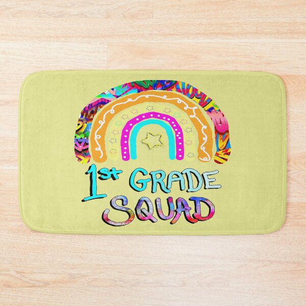 Item preview, Back To School Designs First Grade Squad Kids and Teacher designed and sold by tamdevo1.