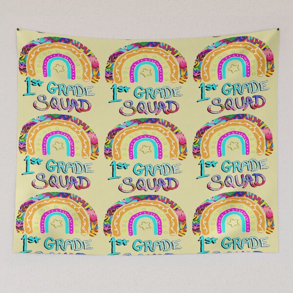 Item preview, Back To School Designs First Grade Squad Kids and Teacher designed and sold by tamdevo1.