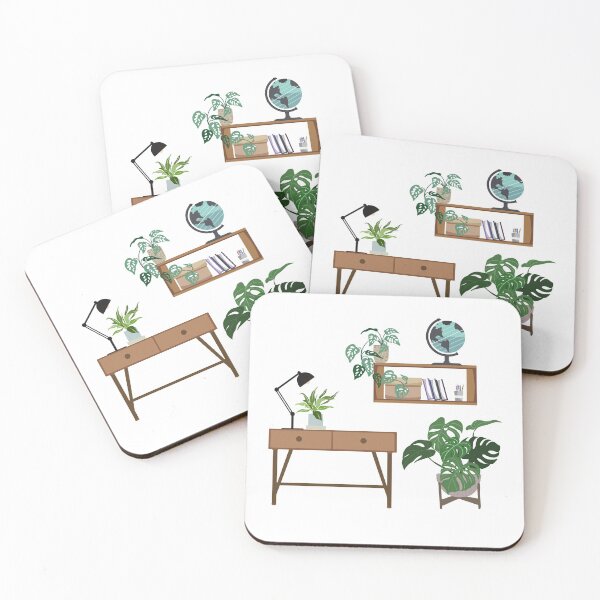 Item preview, Boho Hygge workspace designed and sold by trinketsoul.
