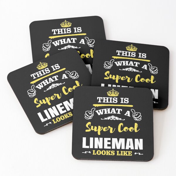 Artikelvorschau, SO SIEHT EIN SUPER COOLER LINEMAN AUS entworfen und verkauft von T-shirtgallery.