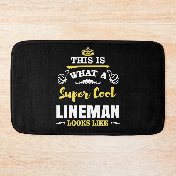 Item preview, THIS IS WHAT A SUPER COOL LINEMAN LOOKS LIKE designed and sold by T-shirtgallery.
