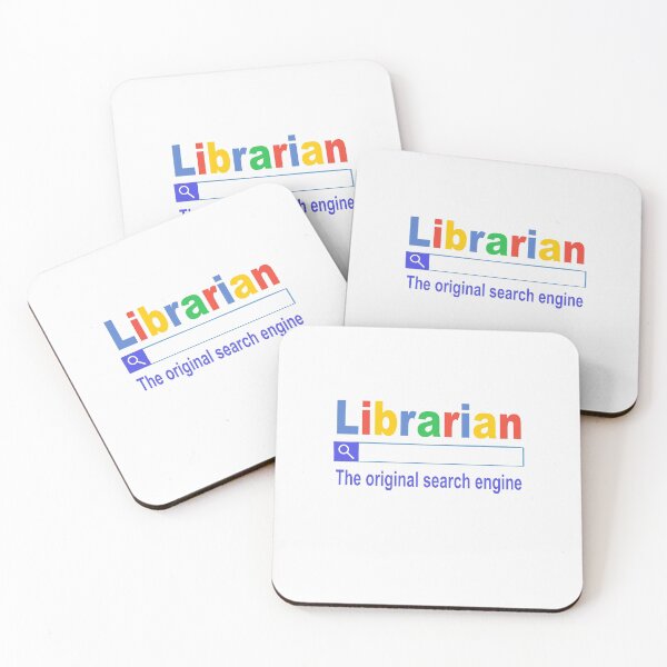 Item preview, Librarian the original search engine, super librarian, library science designed and sold by 732Studio.