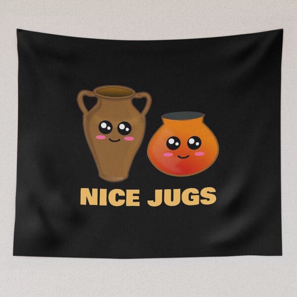 Item preview, Nice Jugs Funny Joke about melons and curves designed and sold by EasyPrintGift.