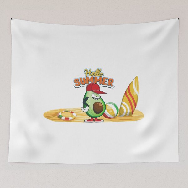 Item preview, funny avocado surfing designed and sold by YACINE-MALIKI.