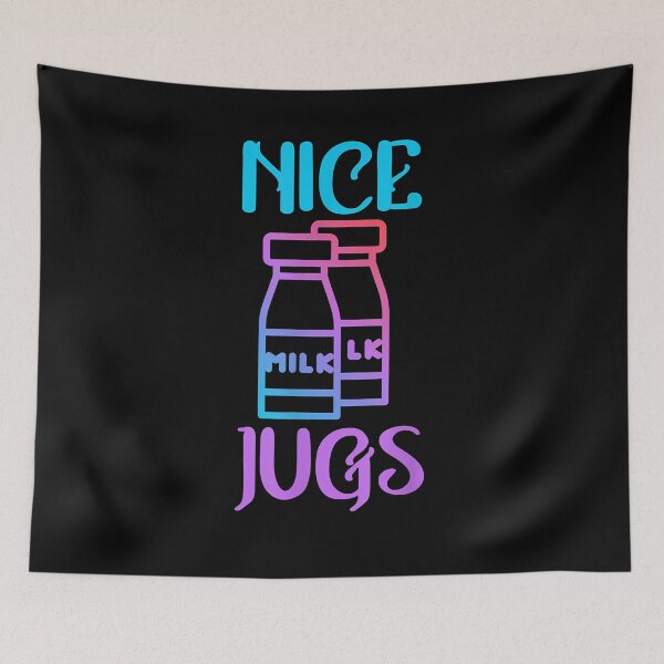 Item preview, Nice Jugs Funny Joke about melons and curves designed and sold by EasyPrintGift.