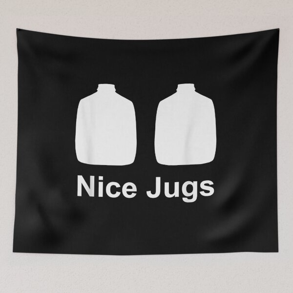 Item preview, Nice Jugs Funny Joke about melons and curves designed and sold by EasyPrintGift.