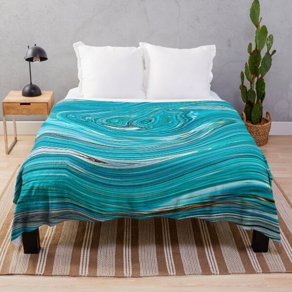 Item preview, Turquoise Swirl Marble Design Pattern designed and sold by Piper-Deals.