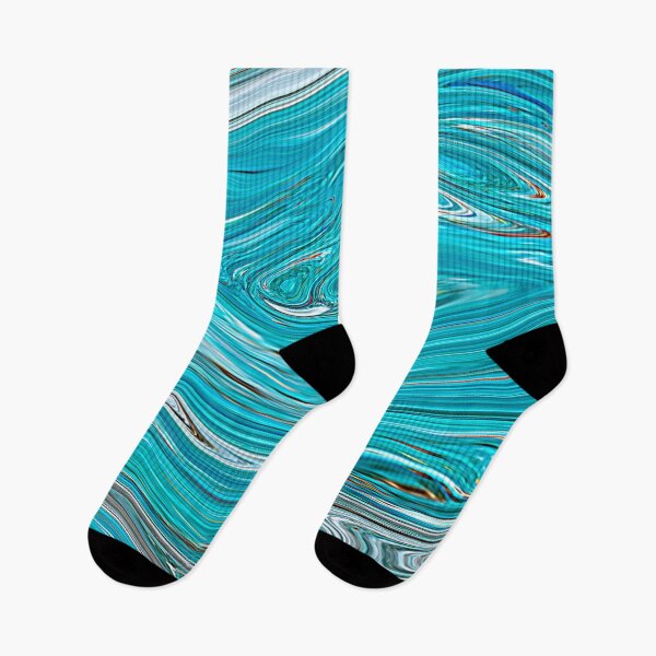 Item preview, Turquoise Swirl Marble Design Pattern designed and sold by Piper-Deals.