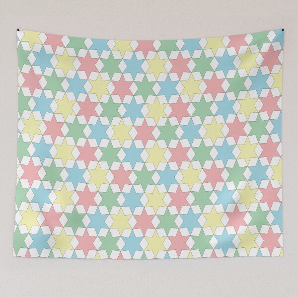 Item preview, Pastel Stars Repeating Patern designed and sold by tomjstone.