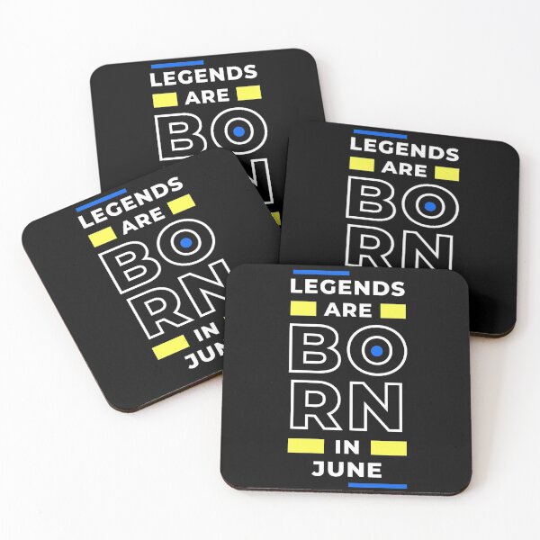 Item preview, Legends are born in June designed and sold by Creatoe.