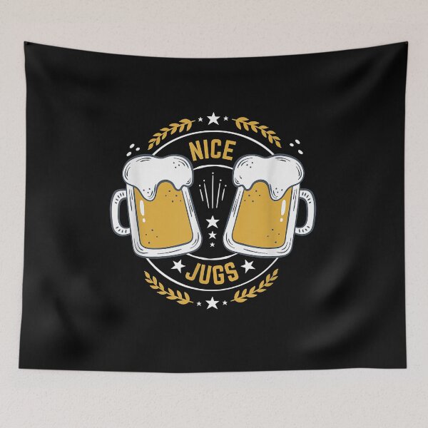Item preview, Nice Jugs Funny Joke about melons and curves designed and sold by EasyPrintGift.