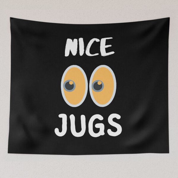 Item preview, Nice Jugs Funny Joke about melons and curves designed and sold by EasyPrintGift.