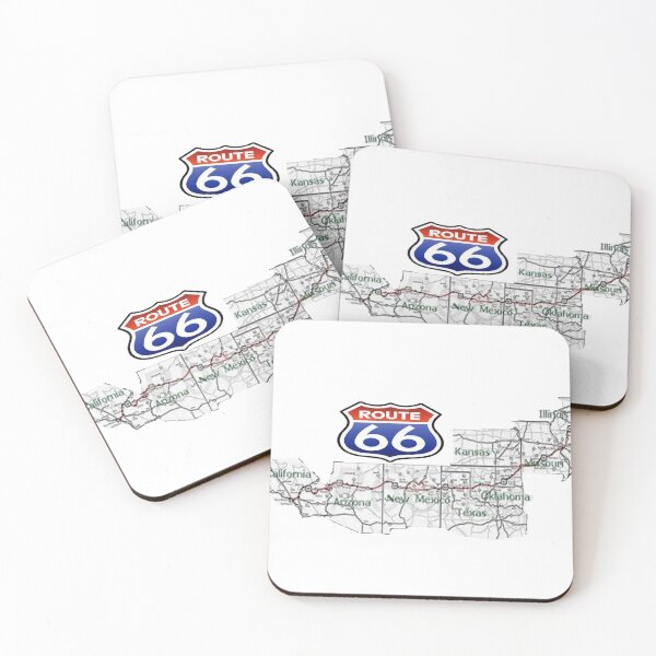 Item preview, route 66 map designed and sold by nigejohn.