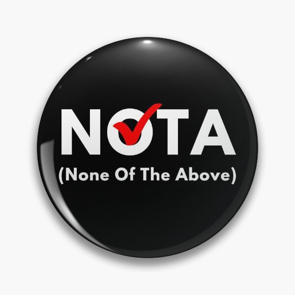 Item preview, NOTA - None Of The Above designed and sold by Rusty-Gate98.