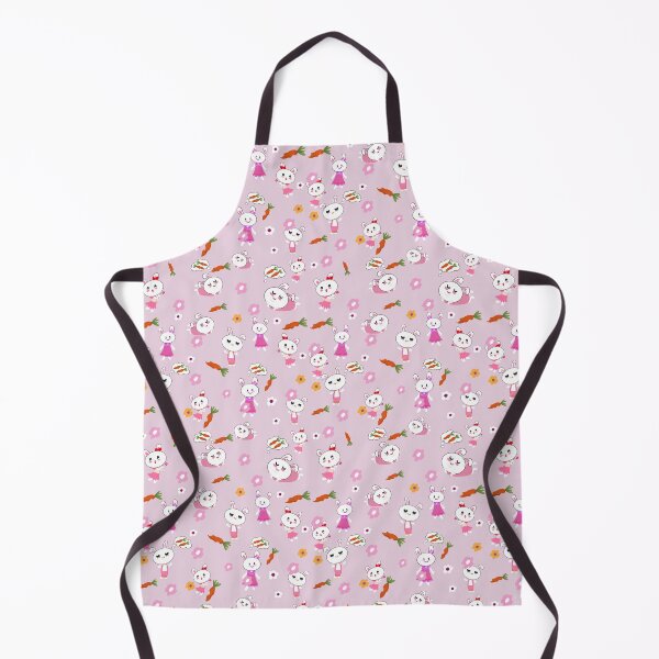 Item preview, Cute rabbit seamless pattern on pink background designed and sold by AnyMage.