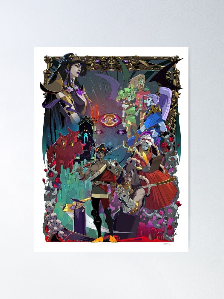 Alternate view of Hades Game Artwork Poster Poster