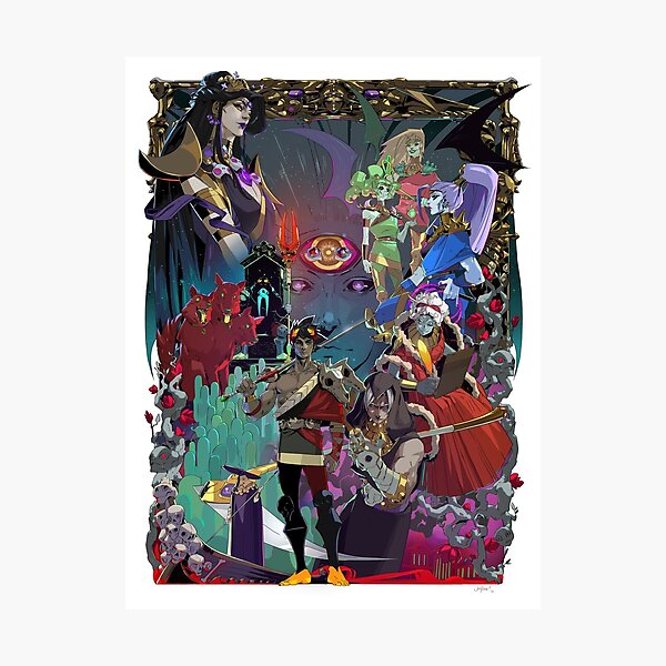 Hades Game Artwork Poster Photographic Print
