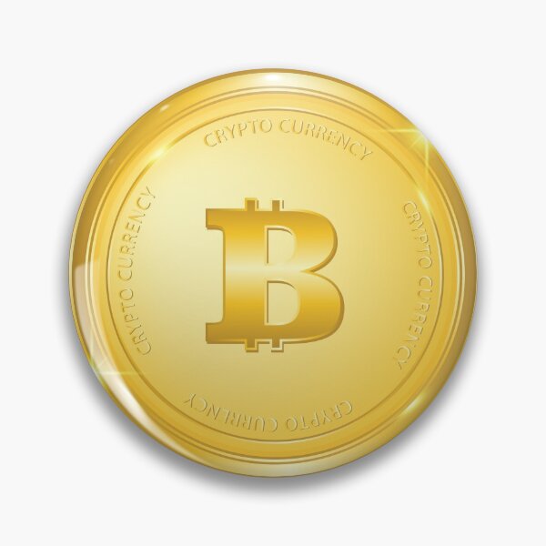 Item preview, Bitcoin crypto currency gold medal colour designed and sold by ZieProject.