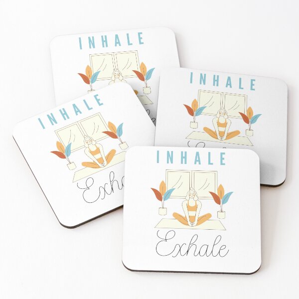 Item preview, Inhale and Exhale Yoga Meditation designed and sold by MomobyRai.