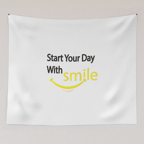Item preview, Start Your Day with Smile Simple Design  designed and sold by BenchamaZakaria.