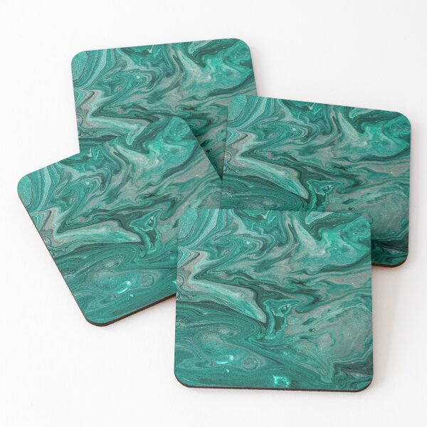 Item preview, Premium Smooth Turquoise Marble Pattern designed and sold by Piper-Deals.