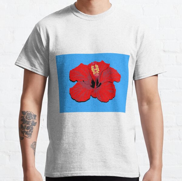 Hibiscus, Cut paper on board, 20 x 15, 2014 Classic T-Shirt