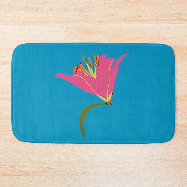 Item preview, Pink Stargazer Lily Flower Abstract Painting designed and sold by ellenhenry.