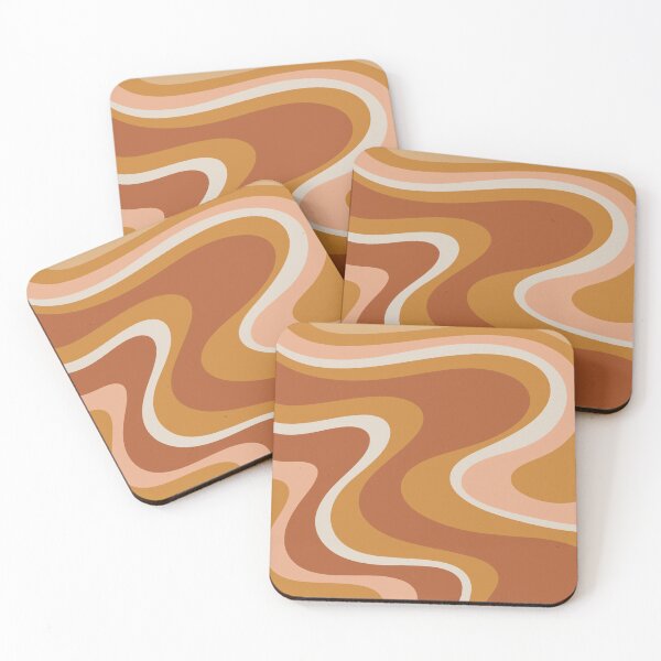 Item preview, Terracotta Dreams Swirl Abstract in Earth Tones designed and sold by kierkegaard.