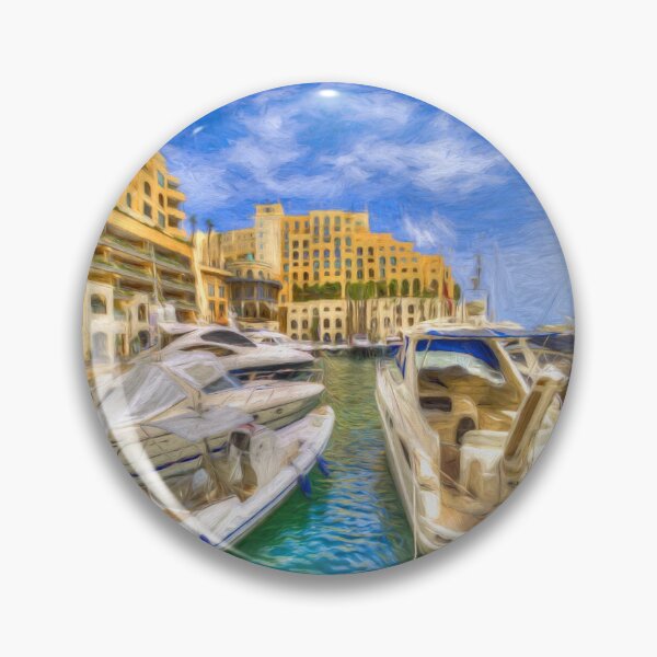 Artikelvorschau, Portomaso Marina St Julians Malta Art entworfen und verkauft von Londonimages.