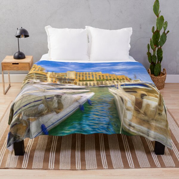 Item preview, Portomaso Marina St Julians Malta Art designed and sold by Londonimages.