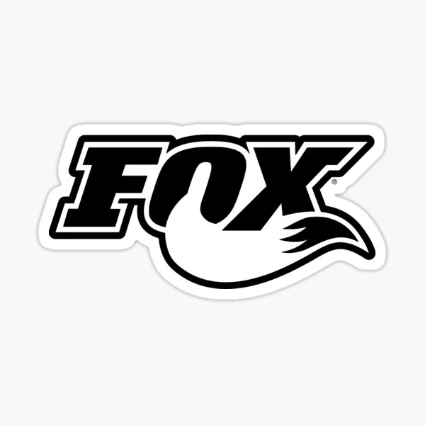 OS 14905-255 MT Black 7" Fox Racing Fox Racing MX Sticker Decal 3 pack  CORPORATE 