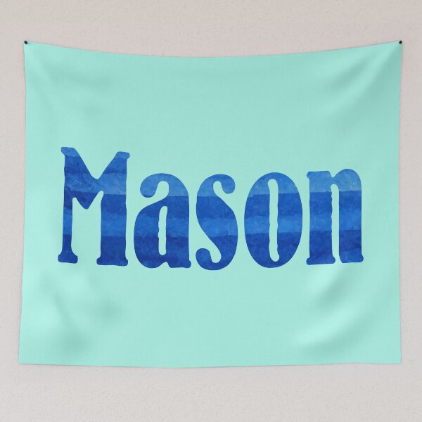 Item preview, Mason abstract painting boy's name designed and sold by ComicKitsch.