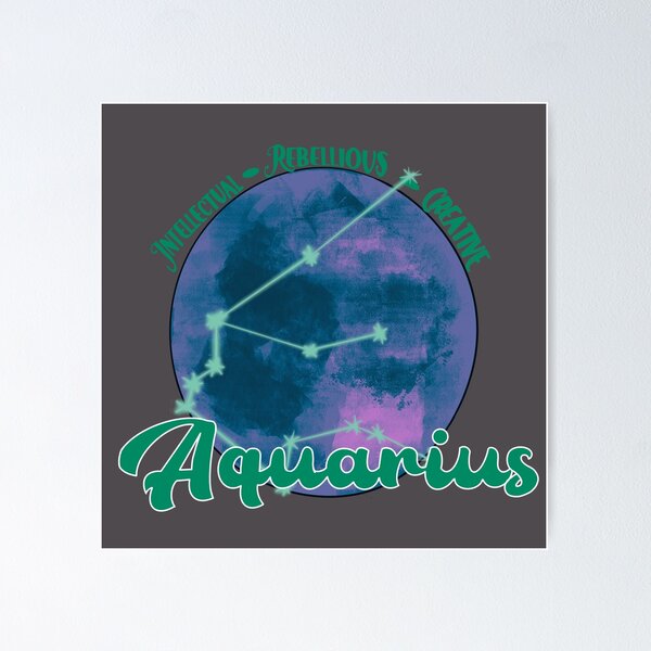 Item preview, Aquarius  Circle emblem 2000s y2k bratz design designed and sold by Luke Harthen.