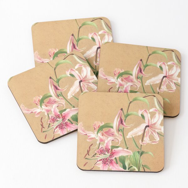 Item preview, Lilies no. 5 (1886) in high resolution by L. Prang lilies painting designed and sold by Sticker-Pax.