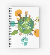 Save the Planet Spiral Notebook
