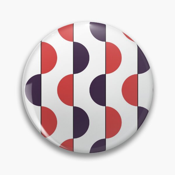 Item preview, Half Circle Red - Purple Pattern designed and sold by adammaggsdesign.