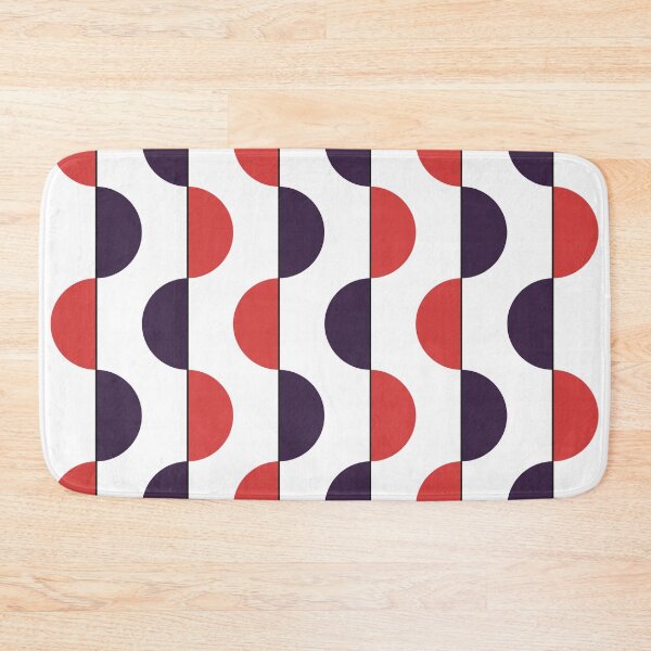 Item preview, Half Circle Red - Purple Pattern designed and sold by adammaggsdesign.
