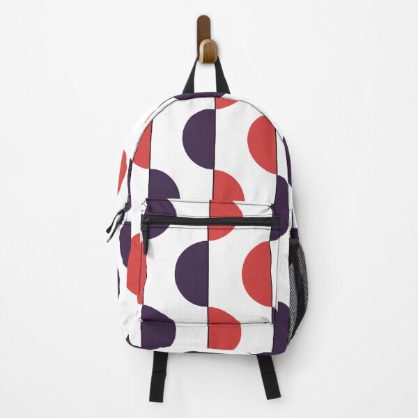 Item preview, Half Circle Red - Purple Pattern designed and sold by adammaggsdesign.