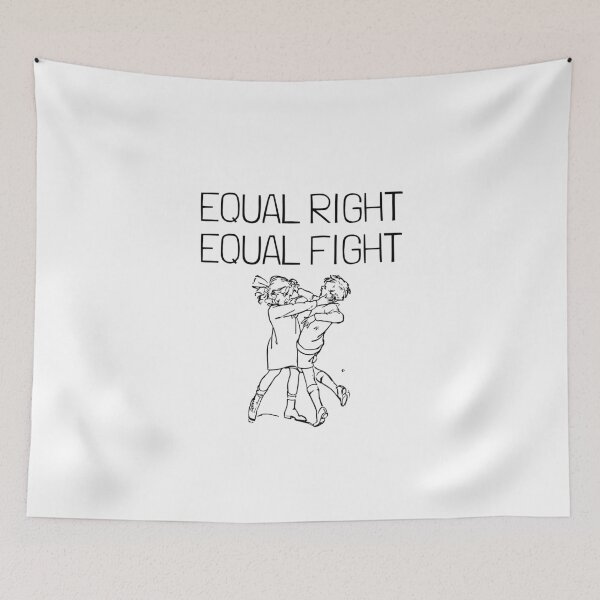 Item preview, Equal right equal fight designed and sold by MariiaCreation.