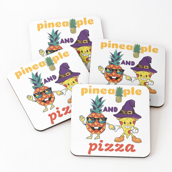 Item preview, pineapple and pizza designed and sold by Eman4design.