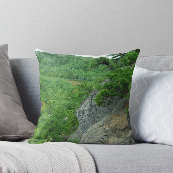 Item preview, Cliffside view of valley of pine designed and sold by Oak Croissant.