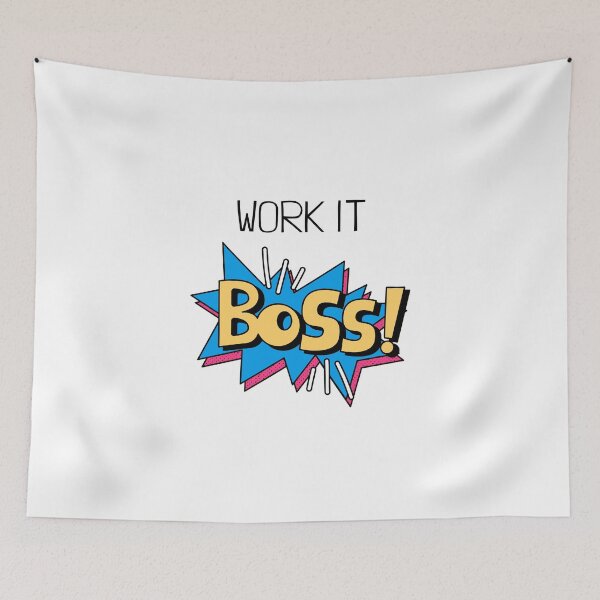 Item preview, work it boss designed and sold by MariiaCreation.