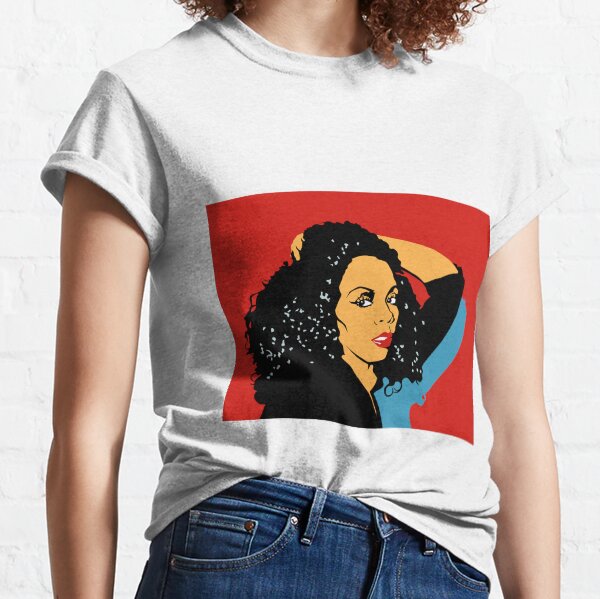 Donna Summer, Cut paper on board, 20 x 15, 2013 Classic T-Shirt