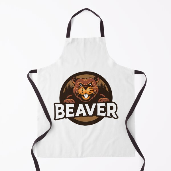 Item preview, Retro Old Vintage Brown Beaver White Eye Angry Forest Background designed and sold by avinigav.