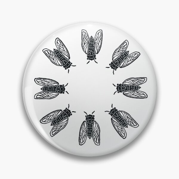 Item preview, Cicada Circle - black designed and sold by abbyoulton.