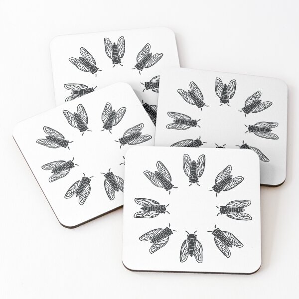 Item preview, Cicada Circle - black designed and sold by abbyoulton.