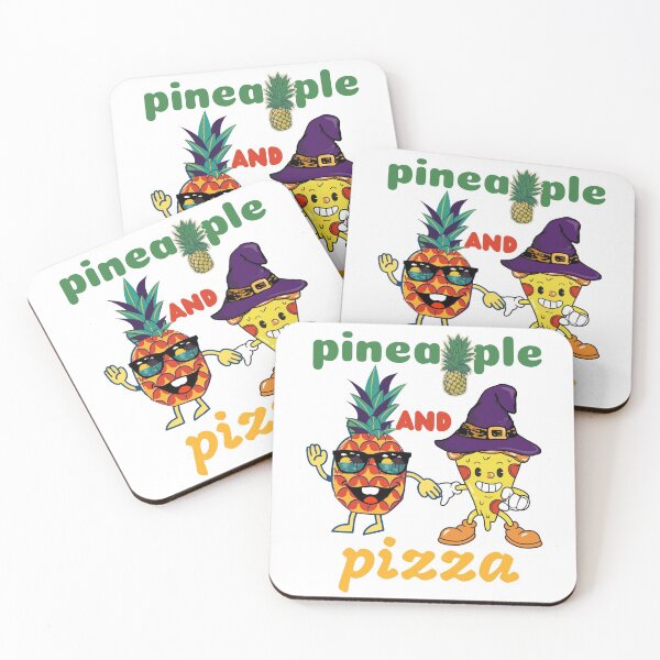 Item preview,  pineapple and pizza designed and sold by Eman4design.