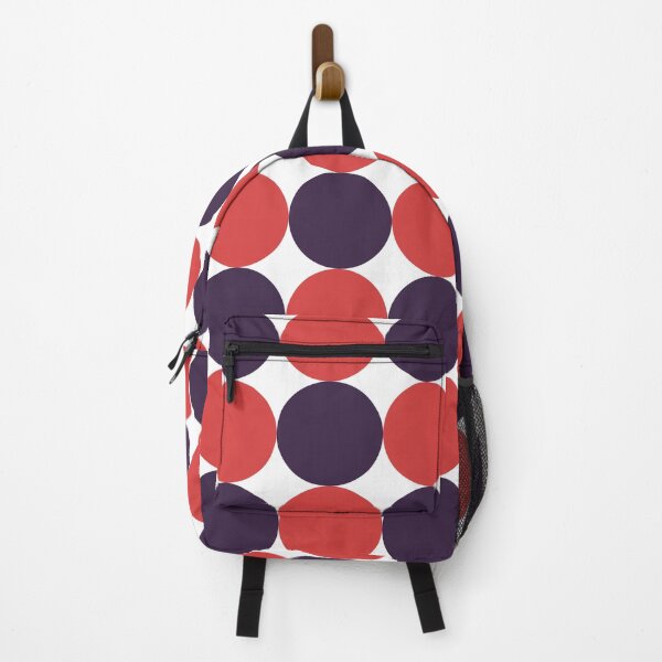 Item preview, Polka Dot Red - Purple Circle Pattern designed and sold by adammaggsdesign.